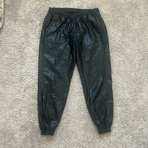 Medium Zara Faux Leather Joggers